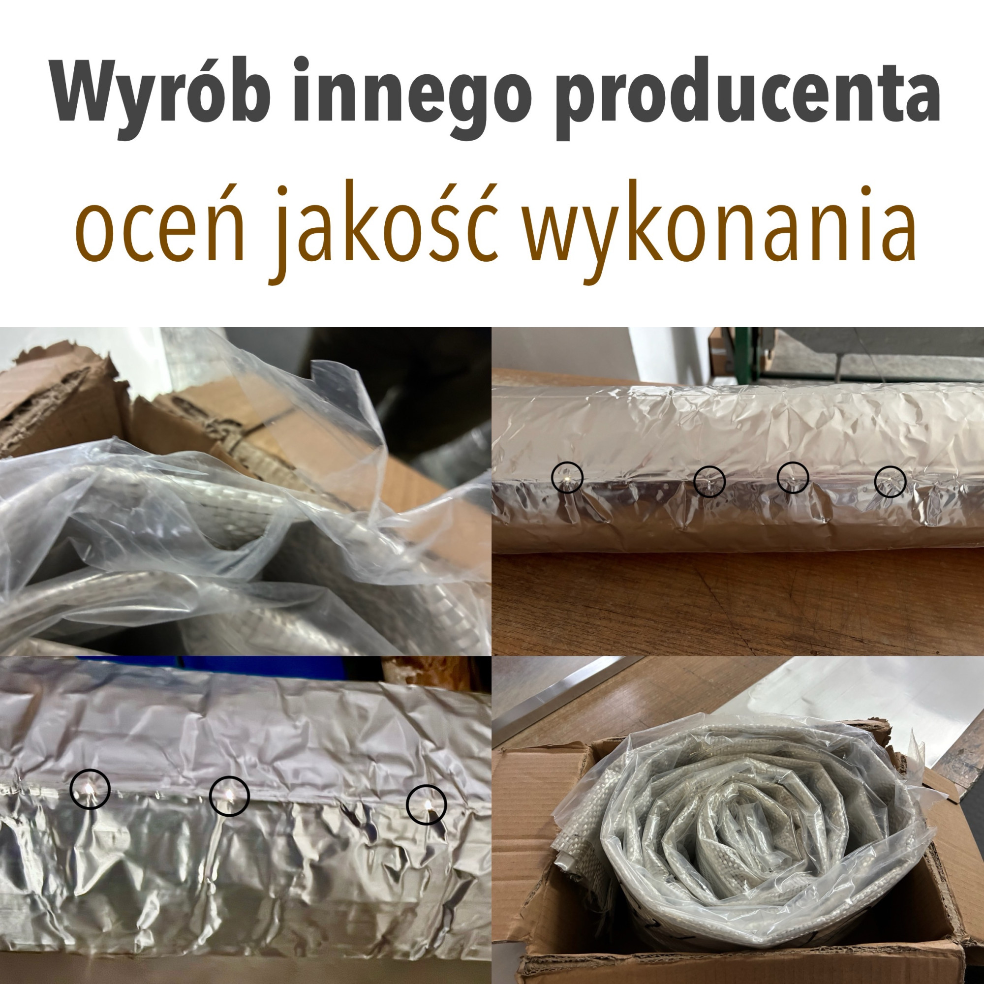 Imitacja - wkłady elastyczne innego producenta